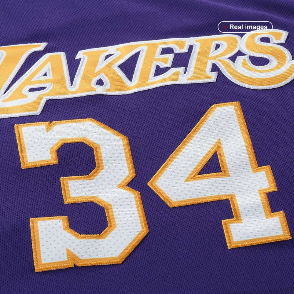 Los Angeles Lakers Lakers O'NEAL #34 Throwback Purple 1999/00 Swingman NBA Jersey-Pro Kit Vault | Brand New 26/27 Sports Jerseys